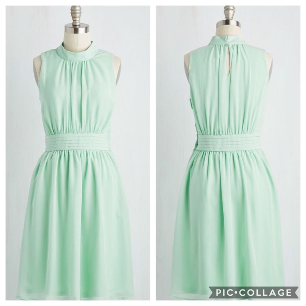 ModCloth Fervour Dress in Mint Green NWOT